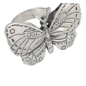 NEW AMBUSH women's butterfly ring in silver